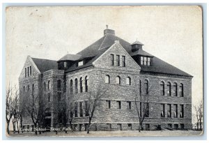 c1910 Lowell School Sioux Falls South Dakota SD Antique Unposted Postcard