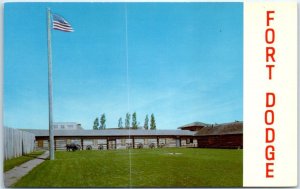 Postcard - Parade Grounds, Fort Dodge Museum - Fort Dodge, Iowa