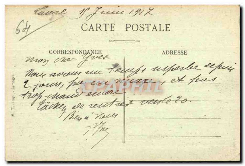 Old Postcard Salies de Bearn Hotel de la Paix