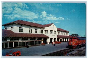 c1960's The Sunset Limited Southern Pacific Railway Station Tucson AZ Postcard