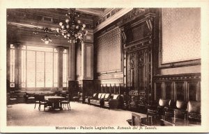 Uruguay Montevideo Palacio Legislativo Antesala del H. Senado Postcard C066