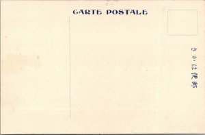 JAPAN Antique Postcard Multi View Classroom Sleeping Quarters Dormitory JG8