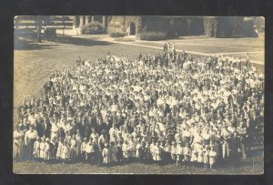 RPPC WOOSTER OHIO CATHOLIC CHURCH PARISH VINTAGE REAL PHOTO POSTCARD