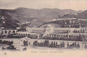 Italy Genova Camposanto Panorama Generale