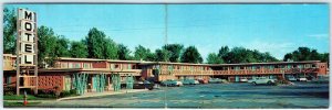c1950s Cleveland Ohio Buckeye Motel Bi-Fold Business Card Advertising Map OH C44