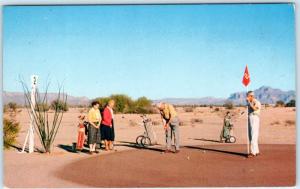 MESA, Arizona  AZ   Golfers GOLF COURSE ~ SLIGER'S BUCKHORN BATHS Postcard