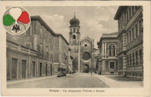 CPA Trento Via Alessandro Vittorio e Duomo ITALY (809109)