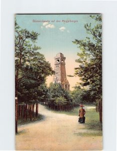 Postcard Bismarckwarte auf den Müggelbergen Berlin Germany