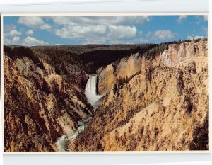 Postcard Lower Falls, Yellowstone National Park, Wyoming