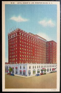 Vintage Postcard 1930-1946 Hotel Robert E Lee, Winston-Salem, North Carolina NC