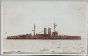 RPPC Photo British Royal Navy HMS New Zealand