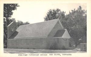 Red Cloud Nebraska Wesleyan Methodist Church Antique Postcard K64544