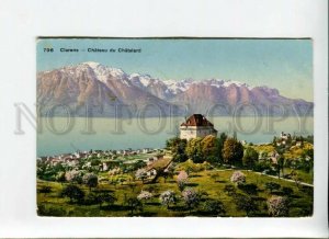 3169539 Switzerland CLARENS Castle Chatelard vintage POSTAL PC