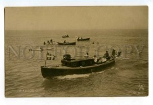 492141 Italy Viareggiolongboat and boats photo Magrini Vintage photo postcard