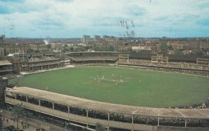Lords Ground Panoramic Birds Eye 1980s Cricket Postcard
