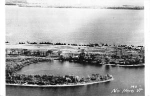 North Hero Vermont Birdseye View Of City Real Photo Antique Postcard K97865