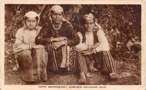 Lot142 real photo pakistan happy sisters cooly women of dalhousie hills types