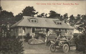 Buzzards Bay Cape Cod MA Old Colony Union Club House c1910 Postcard