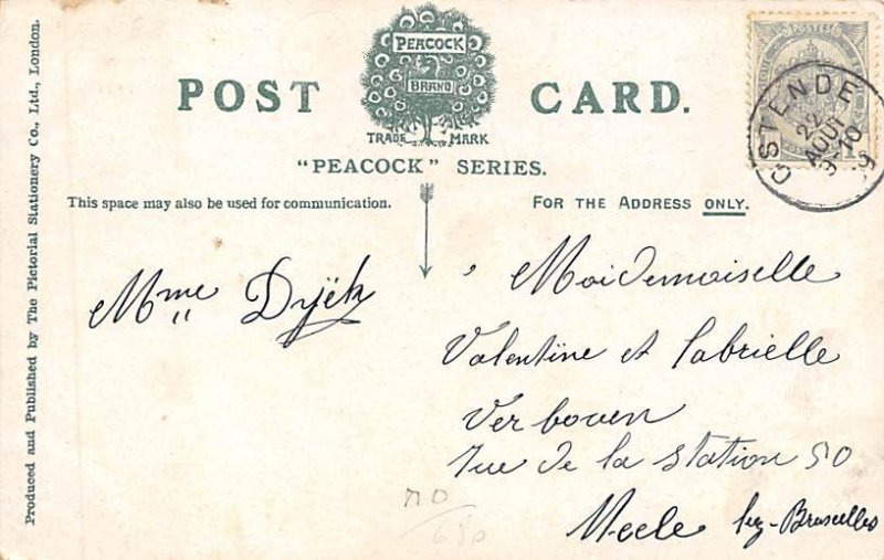 SS Haverford American Line Ship Writing on back 