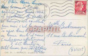 Old Postcard Monaco the prince's palace