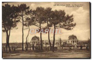 Old Postcard La Baule Sea Club Tennis