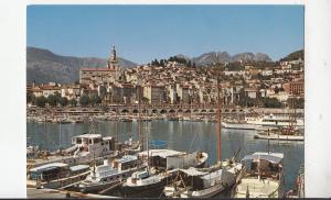 BF20845 menton un coin du pont ship  france front/back image