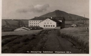 Czech Republic Riesengebirge Sudetenland Wiesenbaude Mountain Meadows RPPC 08.76