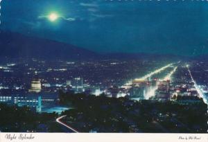 Utah Salt Lake City Night View