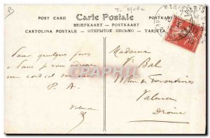 Postcard Old Fashion Parisian silhouettes L & # 39ete Parisian Silhouettes