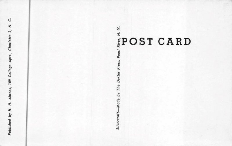 PATTERSON STREET VALDOSTA GEORGIA DEXTER PRESS POSTCARD (c.1940s)