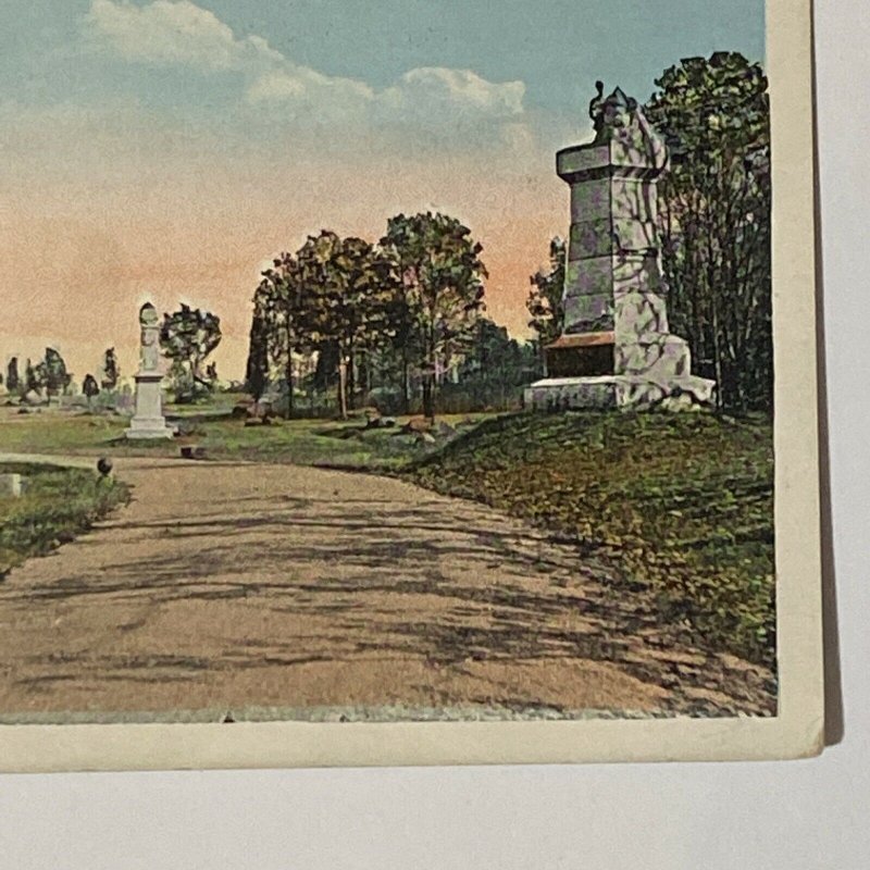 Vintage Rare Scene Wheat Field Gettysburg, Pa David Kaufman Civil War Postcard