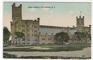 State Armory Providence Rhode Island 1913 postcard