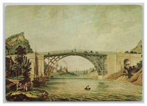The Iron Bridge Postcard Continental View