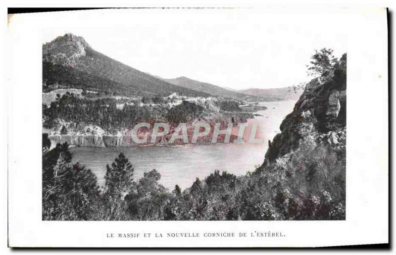 Old Postcard massif and the new cornice of & # 39Esterel