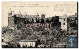 Cantal Old Postcard Chateau Hook near St Flour