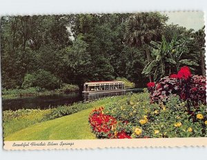 Postcard Glass Bottom Boat, Beautiful Florida's Silver Springs, Florida