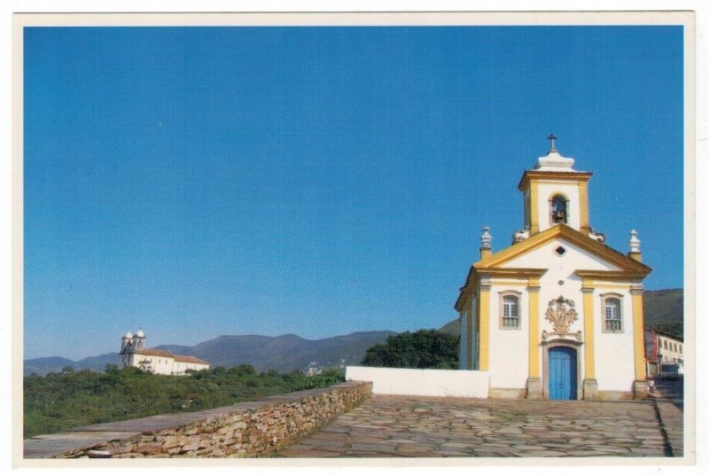 Brazil 2012 Unused Postcard Ouro Preto Church