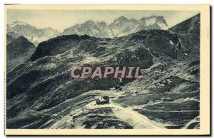 Old Postcard Dauphine Lautaret Its Surroundings The chalet and Col du Galibie...