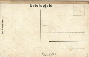 iceland, MALARRIF, Snæfellsnesi, Houses with People (1910s) Postcard