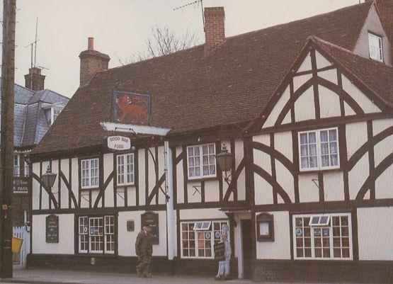 Witham The Red Lion Pub Essex Musicrafts Shop Limited Edition Rare Postcard