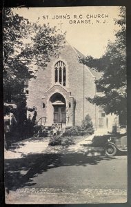 Vintage Postcard 1907-1914 St. John (the Evangelist) R.C. Church, Orange, NJ