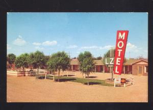 WINSLOW ARIZONA ROUTE 66 LZ MOTEL VINTAGE ADVERTISING POSTCARD