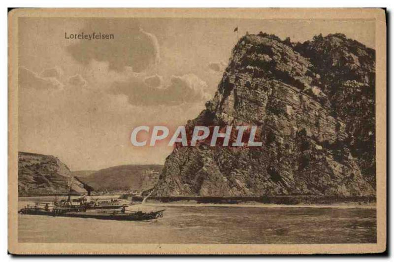 Old Postcard Loreleyfelsen