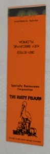 The Rusty Pelican Key Biscayne Florida 20 Strike Matchbook Cover