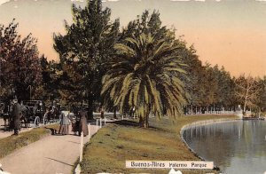 Palermo Parque Buenos Aires Argentina Writing on back 