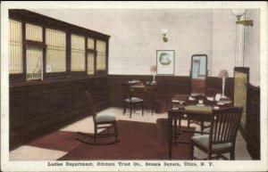 Utica NY Citizens Trust Co Bank Series c1920 Postcard #2