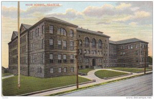 SEATTLE, Washington, 1900-1910´s; High School