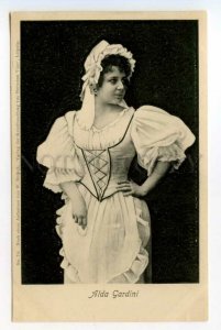 490365 ALDA GARDINI Italian OPERA Singer Vintage postcard 1900s