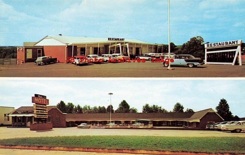 NC, Hickory, North Carolina, Mull's Motel, Multi-View, Dexter Press No 40590-B