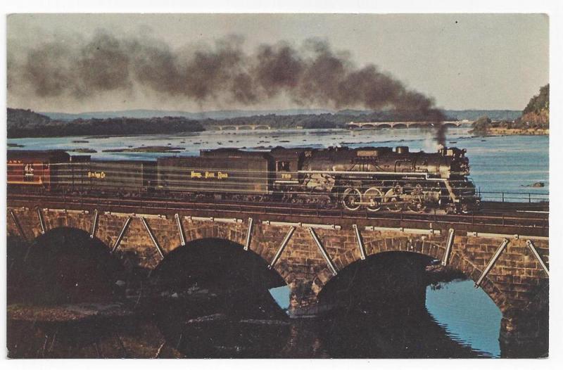 Train Railroad Postcard Nickel Plate Road No 759 Susquehanna